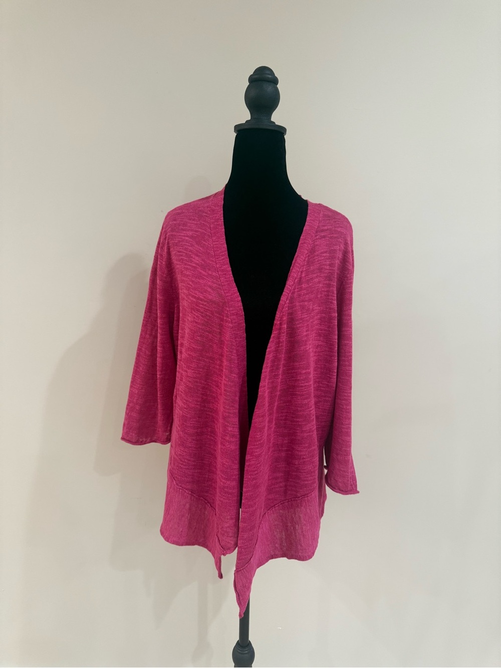 Alfani Fuchsia Open-Front Lightweight Cardigan